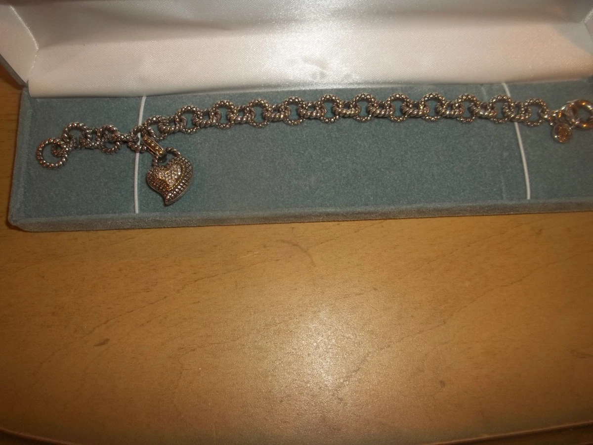 Andrea Candela 18k Sterling Diamant Bettelarmband