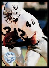 Ronnie Lott, 1991 Pro Set Platinum, #211, Los Angeles Raiders,
