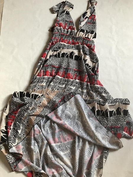 Women Ballin Dress Multicolor Polyester 36 / S /