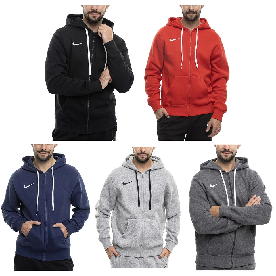 Nike Herren Park 26 Fleece Full-Zip Hoodie Kapuzenjacke Sport Freizeit - Bild 1 von 1