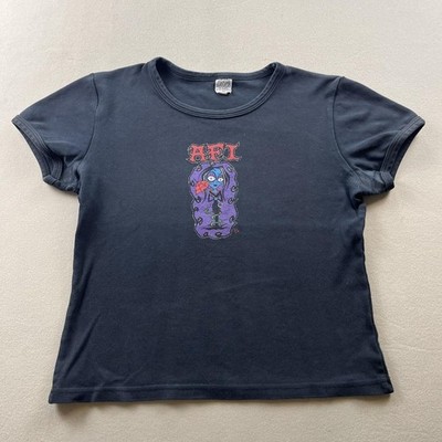 Vintage AFI T-Shirt Womens Medium Black Rock Band The Art of Drowning Goodbyes