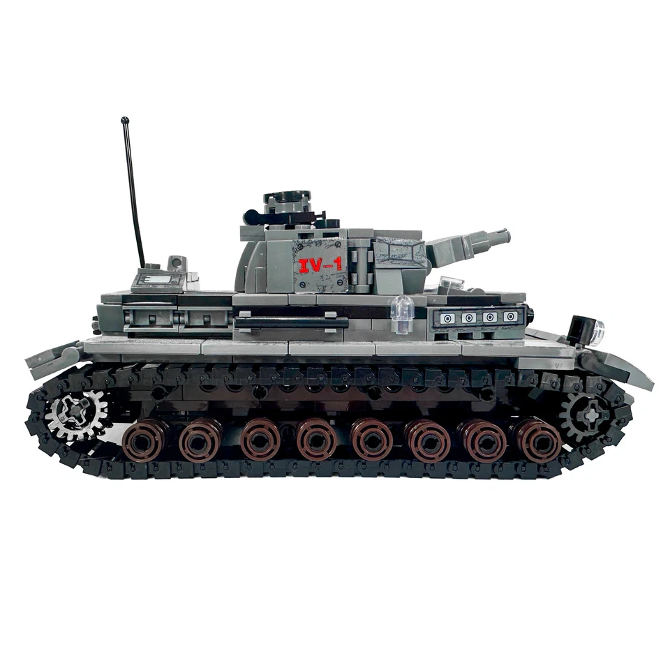 WWII German Panzer IV Tank Building Block Set | General Jim's Toys & Bricks | GJ - Image 4 of 4