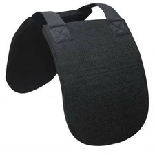 Showman Black Felt Horse Wither Relief Saddle Pad