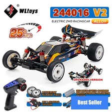 WLtoys 244016 V2 RC Racing Car 1:24 2WD 25 km/h Gyro Electric