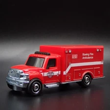 INTERNATIONAL TERRASTAR AMBULANCE BOEING FIRE 1/64 MB SCALE DIECAST MODEL CAR