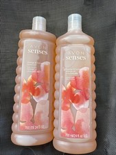 Avon Senses ORANGE AND HONEYSUCKLE Bubble Bath 24 oz Lot of 2 FREE SHIPPING