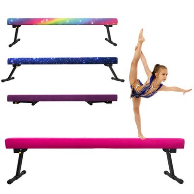 Schwebebalken Einstellbar Faltbar Gymnastik Balance Beam High and Low Level F...