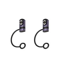 2-Pack Portable Charger Adapter for Shokz OpenSwim Pro S710 4-PIN, Purple