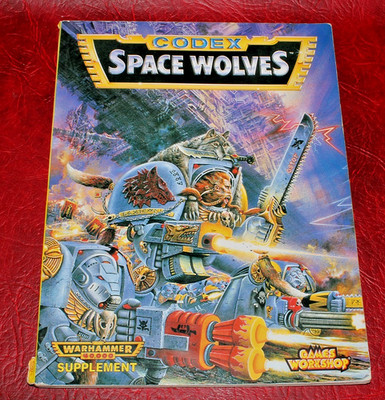 Warhammer 40k Space Wolves Codex 2. Edition 1994 (Softback)