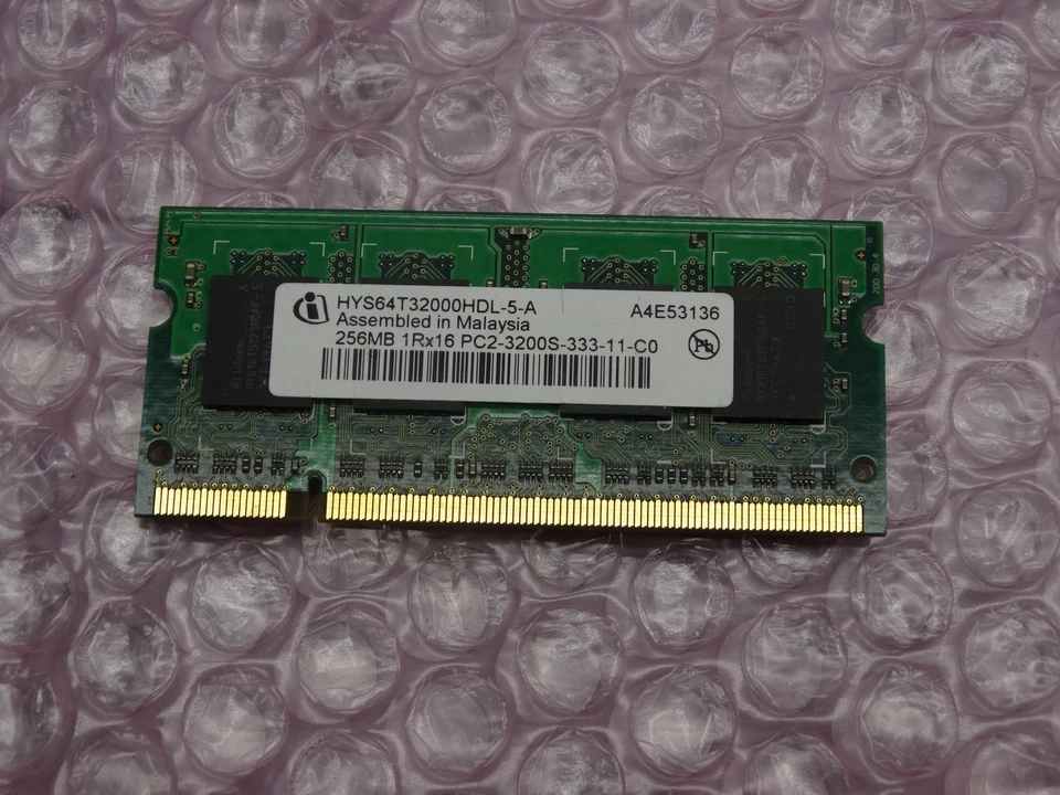 Infineon 256MB PC2-3200S-333-11-C0 Memory RAM HYS54T32000HDL-5-A - Image 3 of 3