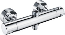 ENKI Dune T33 Thermostatic Shower Mixer Valve 2 Outlet Chrome