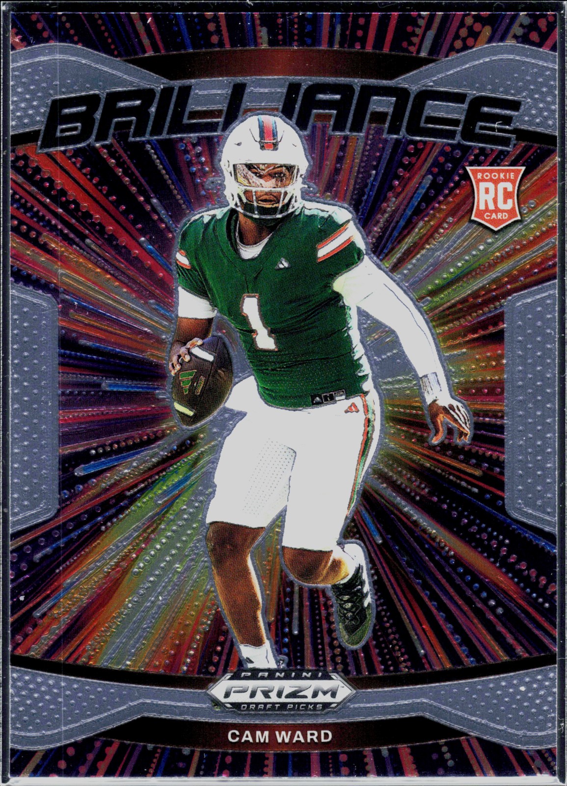 2025 Panini Prizm Draft Picks #4 Cam Ward Brilliance