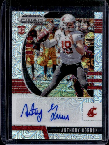 2020 Panini Prizm Draft Picks Anthony Gordon Prizm Mojo Auto RC Rookie #/49