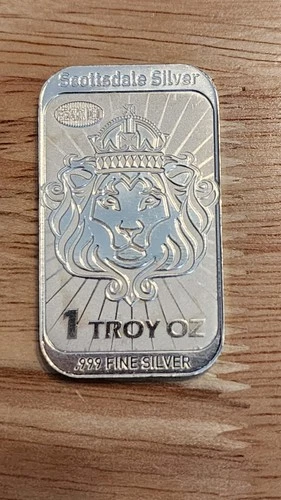 2013 Scottsdale Silver 1oz .999 Fine Silver Bar NIUE ISLAND $2