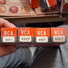 RCA 6SC7 Vacuum Tube Model 6SC7 MPN 6SC7 Electronic Radio Tube