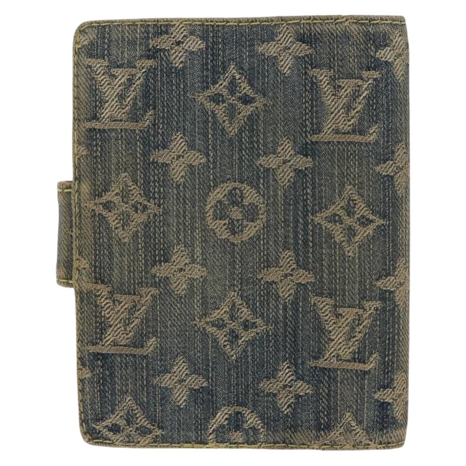 Подлинный синий джинсовый чехол для планировщика дня LOUIS VUITTON с монограммой R20010 148155 - Изображение 2 из 4