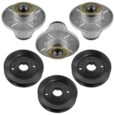 40'' Deck Spindle & Pulley For Ariens 1540 1640 1740 1844 1944 2048 2148 2252
