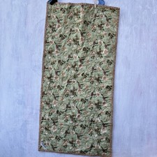 Handmade Quilted Christmas Table Runner 18 X36 in Floral Colorful Double Sided