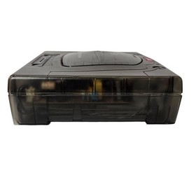 SEGA Saturn HST-0021 Skeleton Clear Console Boxed Good Working