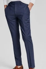 Bar Iii Men's Slim-Fit Wool-Blend Solid Suit Pants MSRP $175