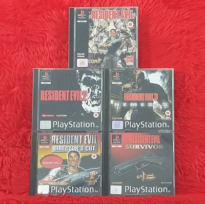 PS1 RESIDENT EVIL SPIELE Originalverpackt mit Handbuch PAL Englisch - Treffen Sie Ihre Auswahl