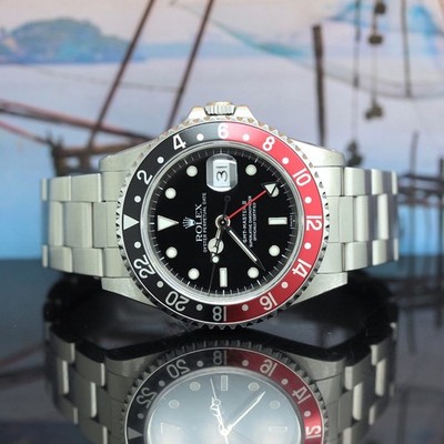 Rolex GMT Master II ''Coke'' Stahl Ref: 16710 mit Box von 1998