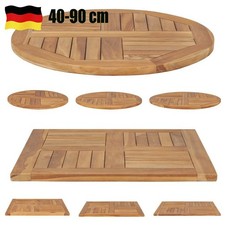 Massivholz Tischplatte Teak Massivholzplatte für Esstisch Holzplatte Küchentisch