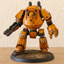 Warhammer 30k Imperial Fists - Painted Contemptor Dreadnought - Item 417-12