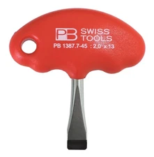 PB 1387 T-Handle Screwdriver, Swiss Made, Film Tool, Slotted Camera Screws
