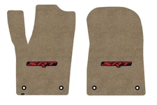 Lloyd Ultimat Front Mats for '16-22 Jeep Grand Cherokee w/Red on Black SRT