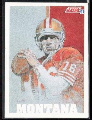 Joe Montana 1991 Score #620 San Francisco 49ers