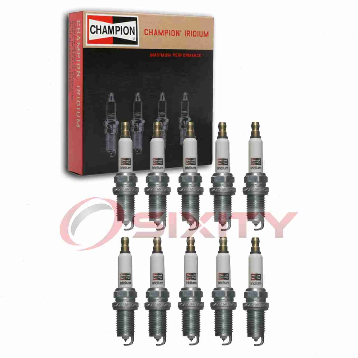 10 pc Champion Iridium 9813 Spark Plugs for RC8ZWYPB5 IZFR6K13 9807B-56A-7W gi