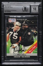 BAS 1990 Pro Set Art Shell #161 BGS Authentic Auto HOF ow6