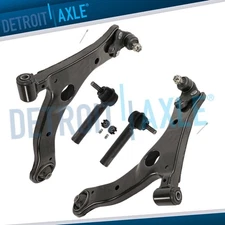 Front Lower Control Arms Outer Tie Rods End Links for 2014 - 2019 Toyota Corolla