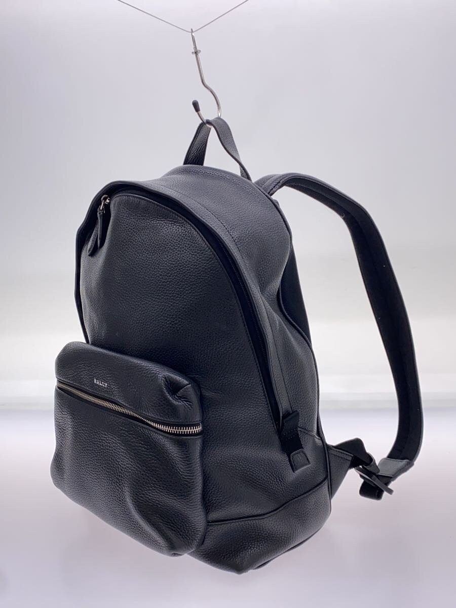 Bally Backpack Leather Blk Solid KKY88 - image 2
