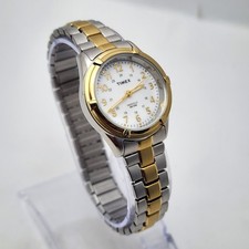 Timex TW2P89006 Indiglo Two-Tone WR 30M 27mm Analog Women s watch