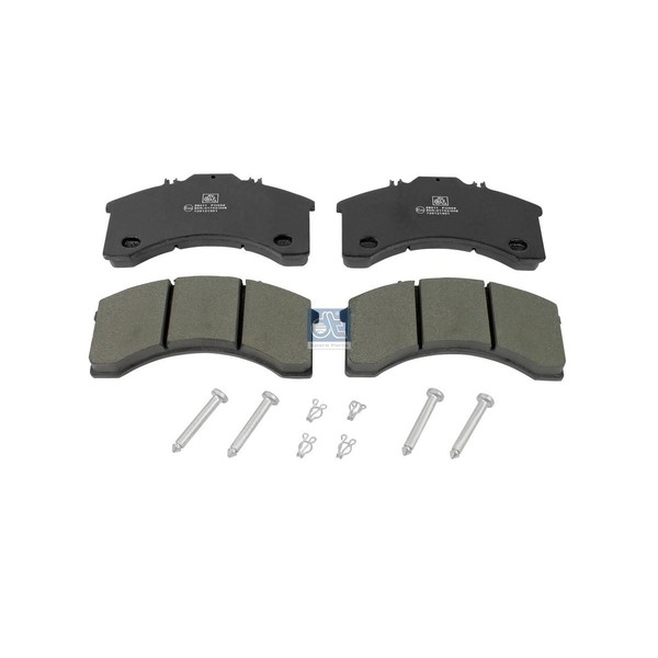 Bremsbelagsatz Scheibenbremse Vorderachse DT Spare Parts FüR U.A. Iveco Eurostar-image