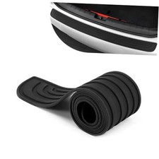 Car Rear Bumper Protector, 35" x 3.15" Rear Bumper Protector, Anti-Slip Black
