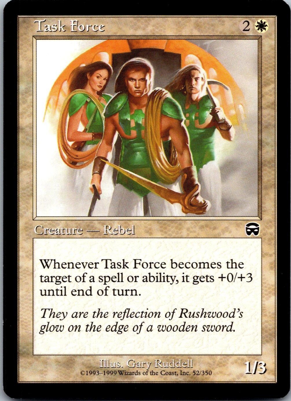 Task Force 52 Common Mercadian Masques Magic: The Gathering Lightly Played