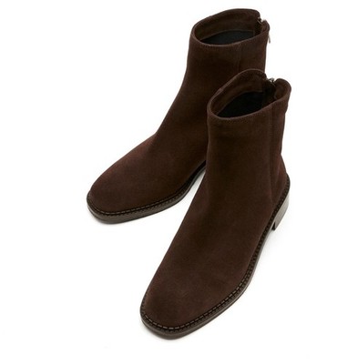 La Canadienne Selina Brunette Suede Woman s Size 8.