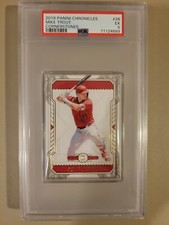 2019 Panini Chronicles Mike Trout Cornerstones /99 PSA 5 EX #26 Angels Baseball 