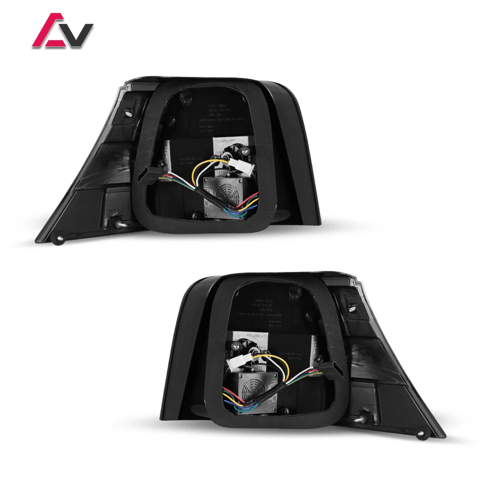 For 1999-2004 Volkswagen Golf GTI MK4 LED Tail Lights Black Smoke VW Rear Lamps - Image 3 of 4