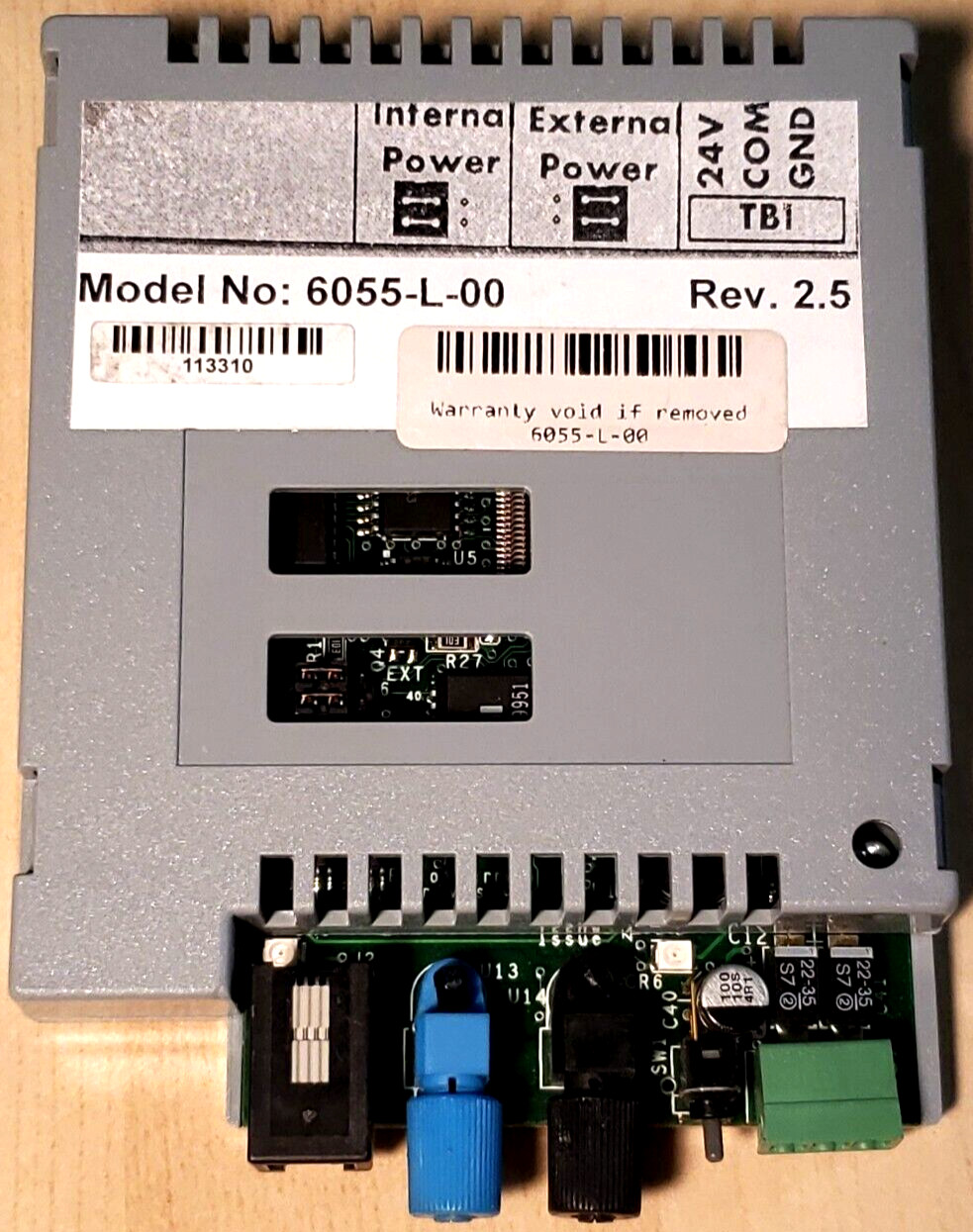 Parker SSD Eurotherm Drives 6055-L-00 Rev 2.5 Fiber optic Link Card TECHBOX