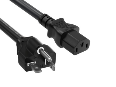 14 AWG Heavy Duty Power Cord (NEMA 5-20P to IEC 320 C13) - 3/6/8/12 ft