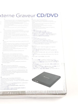 Verbatim 98938 External Slimline CD/DVD Writer USB 2.0 - Black for  