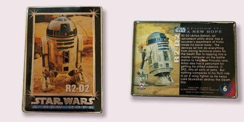 1994 Star Wars: A New Hope Series 1 Set Metallic Images Collector Cards (Single) - Picture 14 of 19