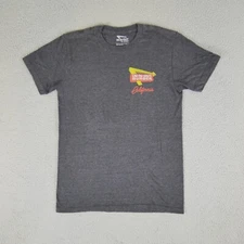In-N-Out Burger T-Shirt Mens Small Gray Cotton Crew Neck Short Sleeve Pullover
