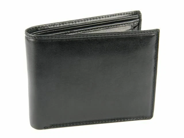 Cartera plegable de cuero real Visconti, negra, MZ4 Monza, bloqueo RFID, caja de regalo Foto 4 de 4