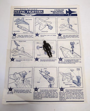 Mattel FLYING FIGHTERS F-16 FALCON Black Wido...