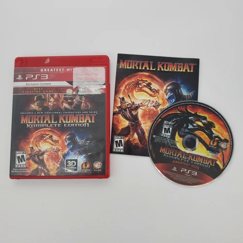 Mortal Kombat Komplete Edition Sony PlayStation 3 PS3 Game Complete! ⚡️🚢